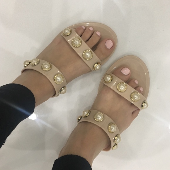 Nude pearl sandal - Picture 4 of 5